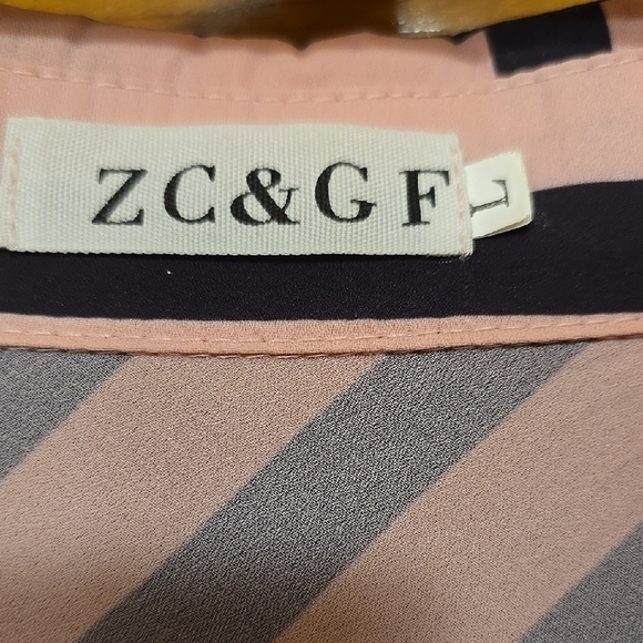 ZC& GF Pink Long Sleeve Shirt L - Picture 2 of 3